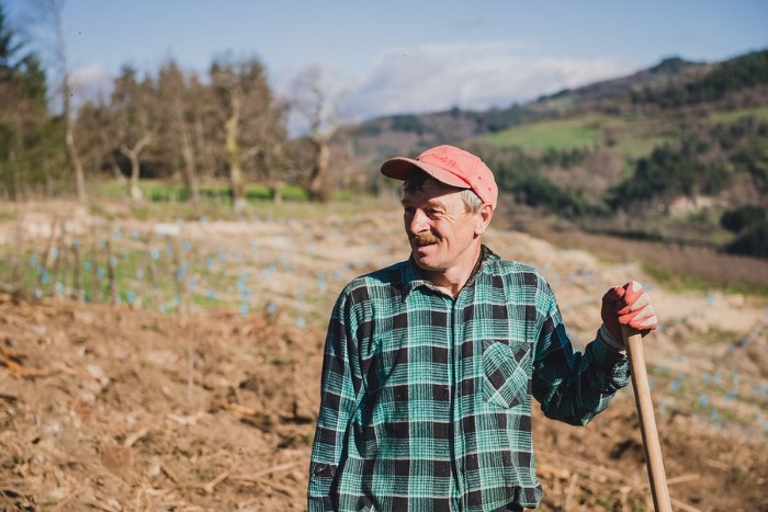 Photographie portrait d'un salarié de l'agriculture