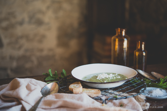 Photographie culinaire : recette de soupe
