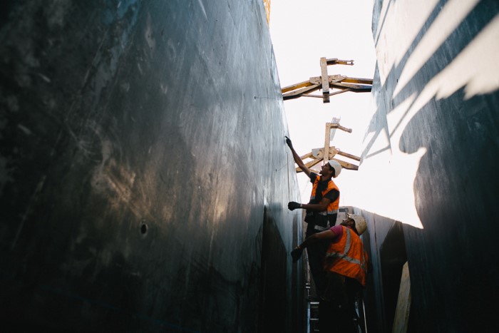 Photographies de chantiers, ouvriers du batiments - reportage par photographe professionnelle