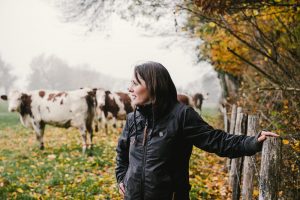 Portrait photo d'éleveurs pour Bresse Bleu