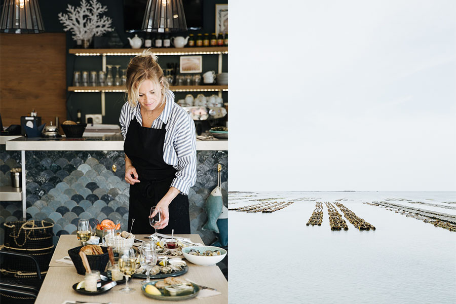 reportage photographique la belle ostréa, bar à huitre Normandie